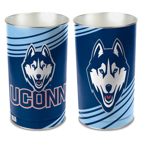 Connecticut Huskies Wastebasket 15 Inch Periodic Restock