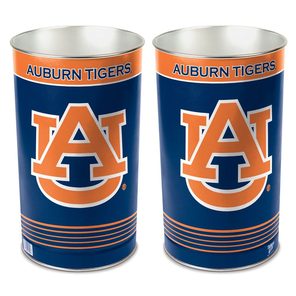 Auburn Tigers Wastebasket 15 Inch Periodic Restock