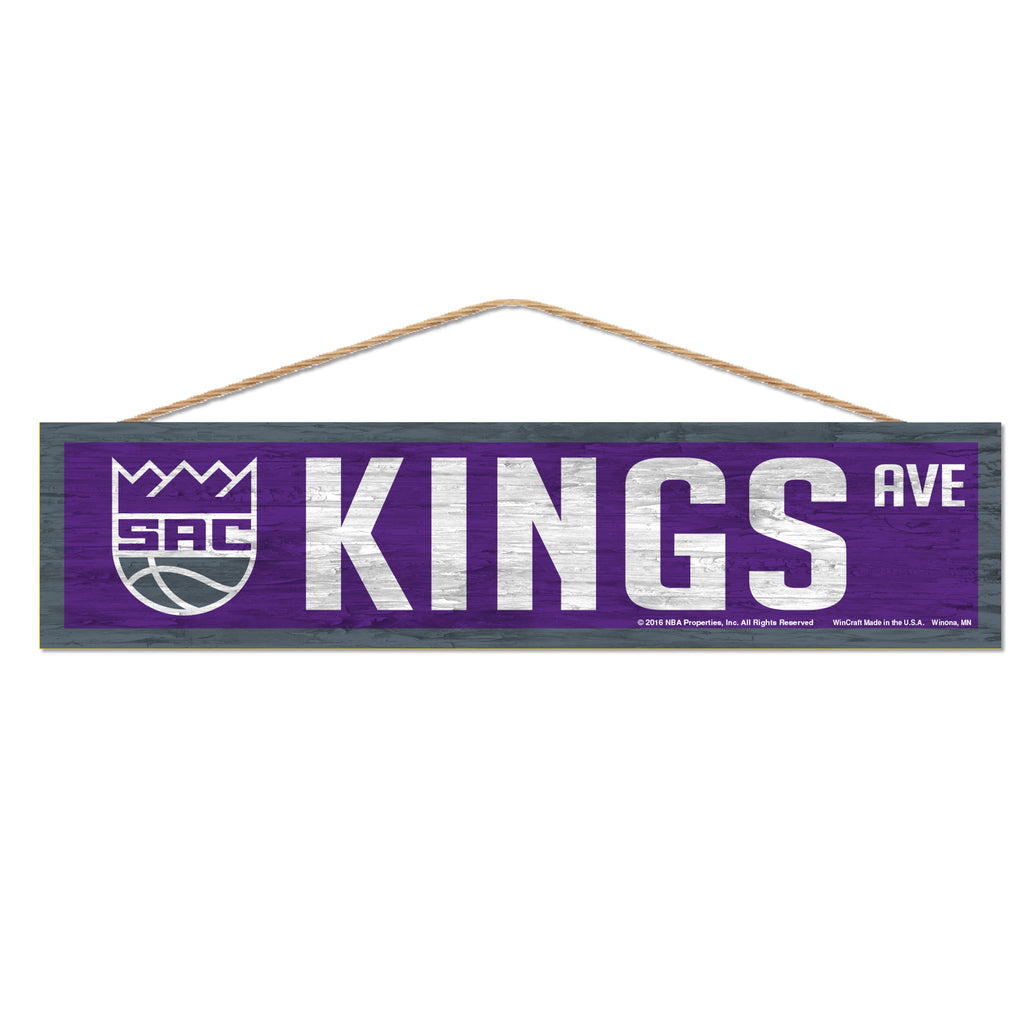 Sacramento Kings Sign 4x17 Wood Avenue Design