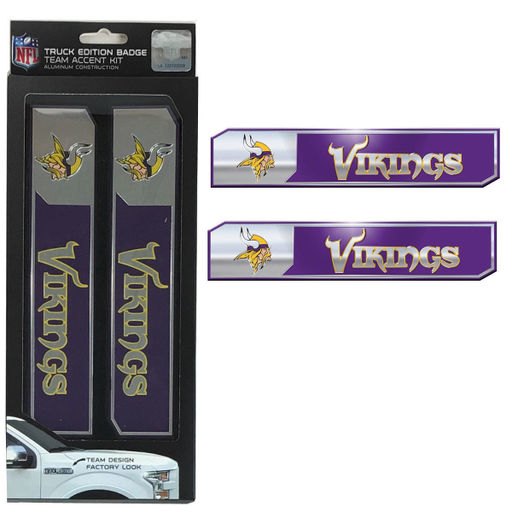 Minnesota Vikings Auto Emblem Truck Edition 2 Pack