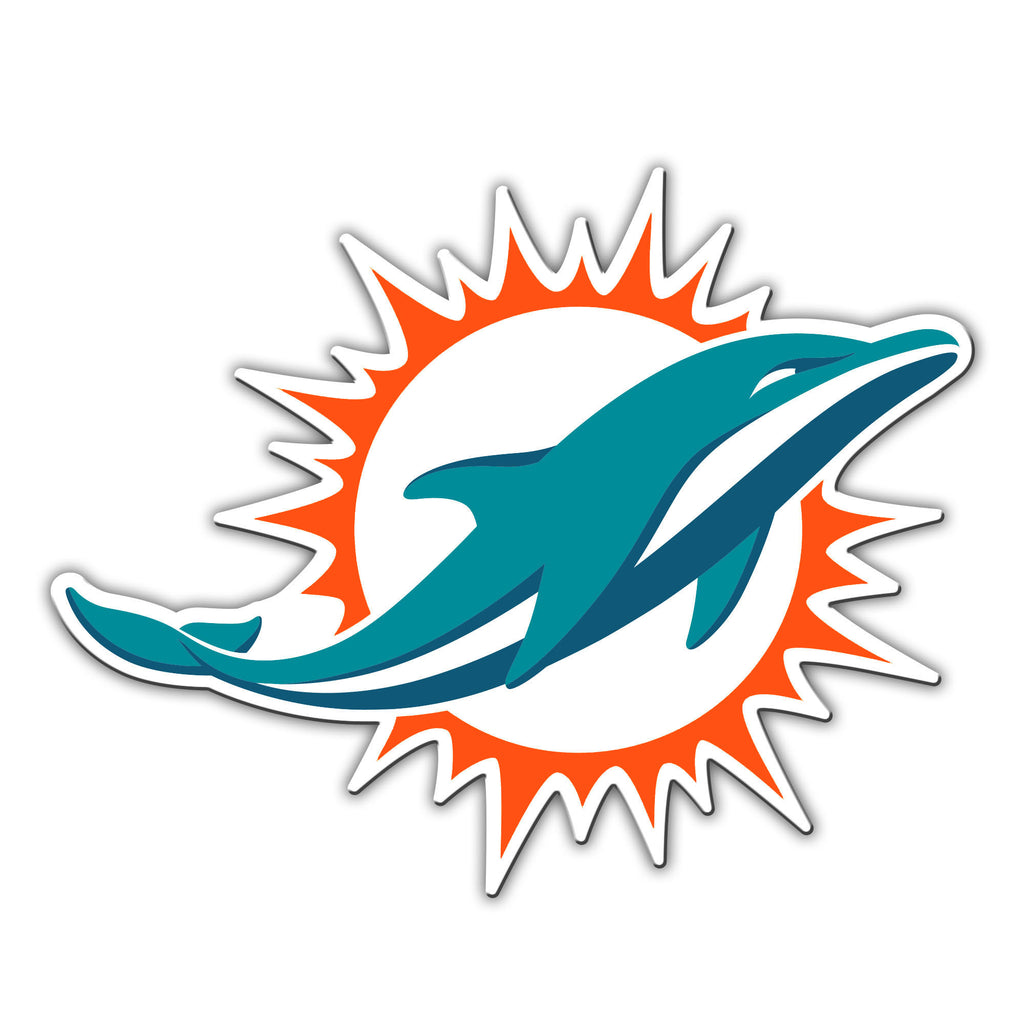 Miami Dolphins Magnet Car Style 12 Inch Logo Design
