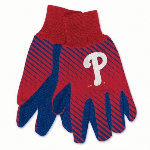 Philadelphia Phillies Gloves Two Tone Style Adult Size Special Order