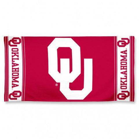 Oklahoma Sooners Towel 30x60 Beach Style