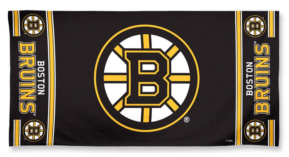 Boston Bruins Towel 30x60 Beach Style
