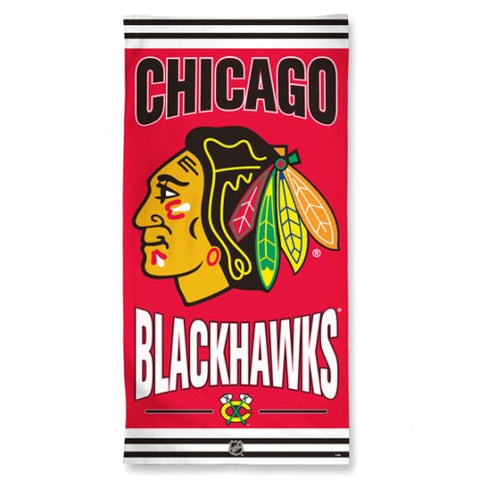Chicago Blackhawks Towel 30x60 Beach Style Special Order