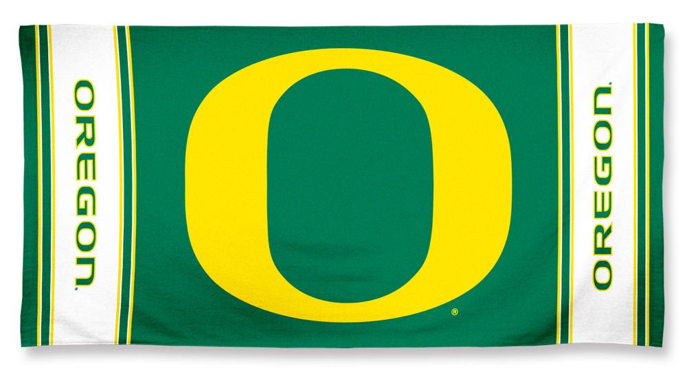 Oregon Ducks Towel 30x60 Beach Style