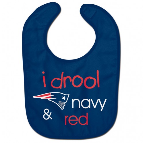 New England Patriots Baby Bib All Pro Style I Drool Design