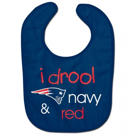 New England Patriots Baby Bib All Pro Style I Drool Design