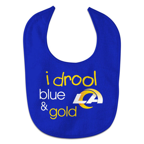 Los Angeles Rams Baby Bib All Pro Style I Drool Design Special Order