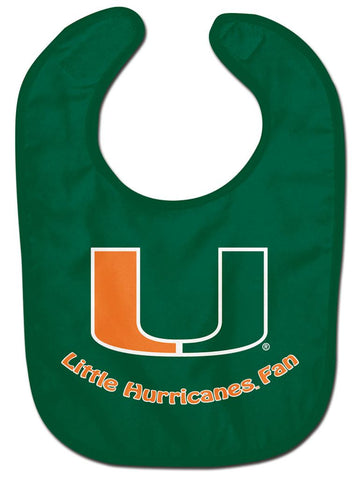 Miami Hurricanes Baby Bib All Pro Little Fan
