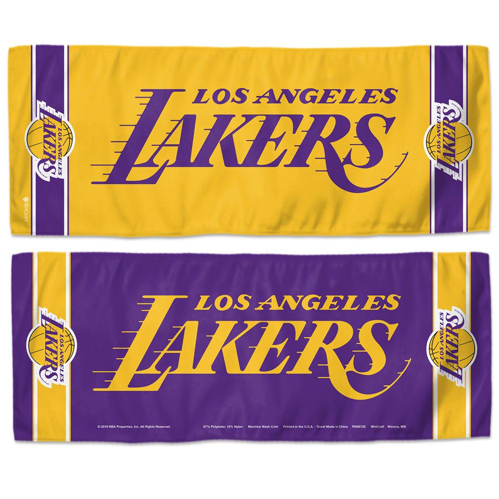 Los Angeles Lakers Cooling Towel 12x30 Special Order