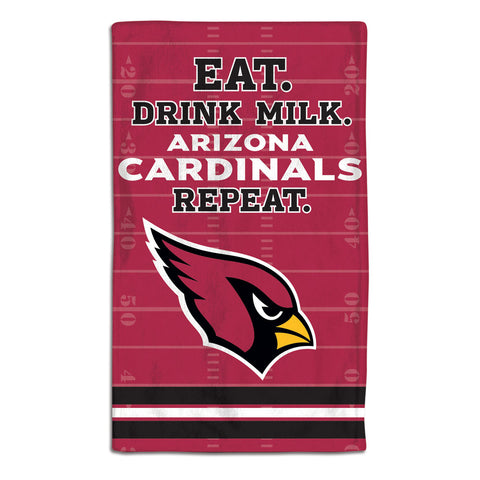 Arizona Cardinals Baby Burp Cloth 10x17
