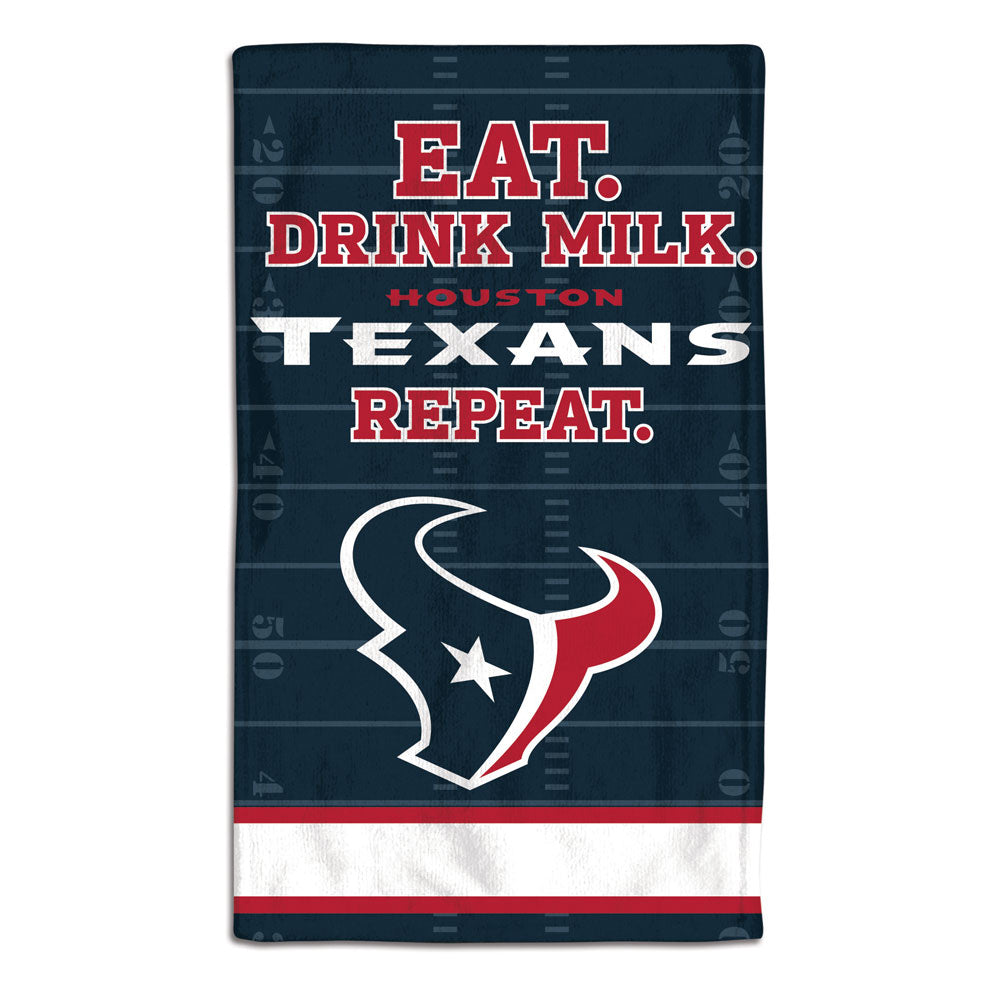 Houston Texans Baby Burp Cloth 10x17