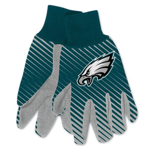 Philadelphia Eagles Gloves Two Tone Style Adult Size