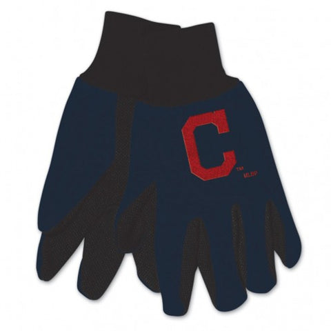 Cleveland Indians Gloves Two Tone Style Adult Size