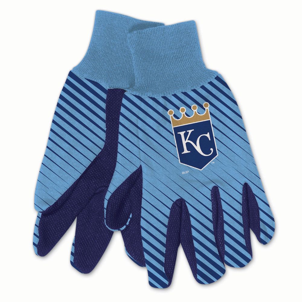 Kansas City Royals Gloves Two Tone Style Adult Size