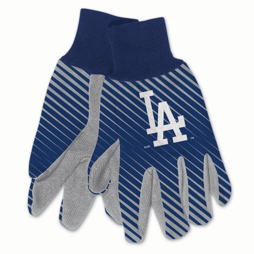 Los Angeles Dodgers Gloves Two Tone Style Adult Size