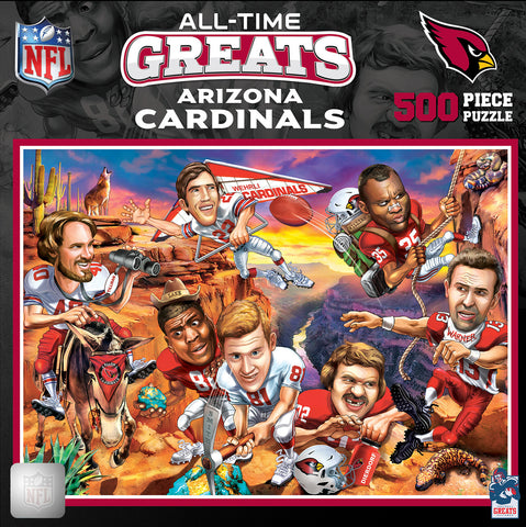 Arizona Cardinals Puzzle 500 Piece All Time Greats