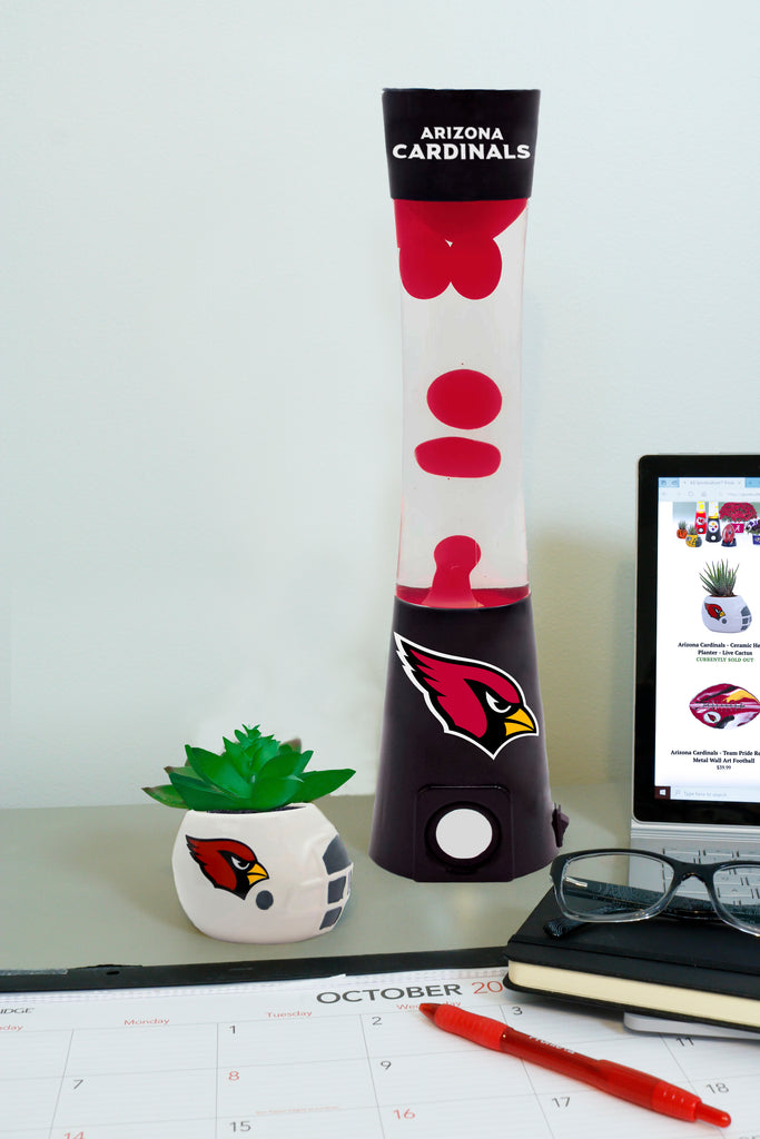 Arizona Cardinals Magma Lamp Bluetooth Speaker