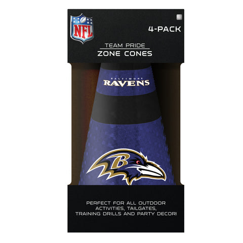 Baltimore Ravens Zone Cones 4 Pack