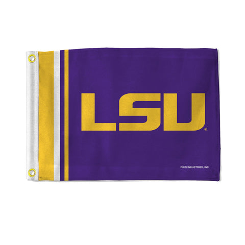 LSU Tigers Flag 12x17 Striped Utility