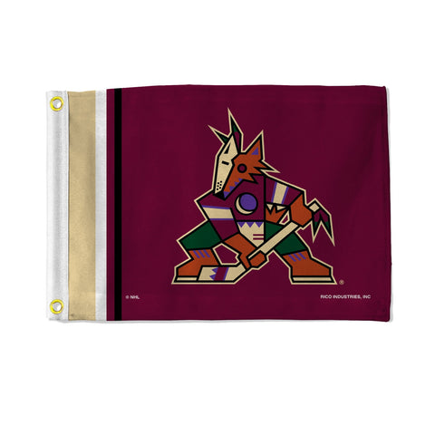 Arizona Coyotes Flag 12x17 Striped Utility