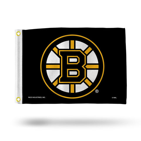 Boston Bruins Flag 12x17 Striped Utility