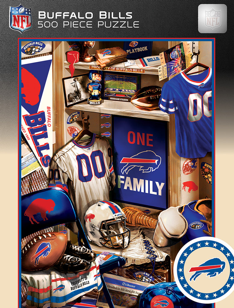 Buffalo Bills Puzzle 500 Piece Locker Room