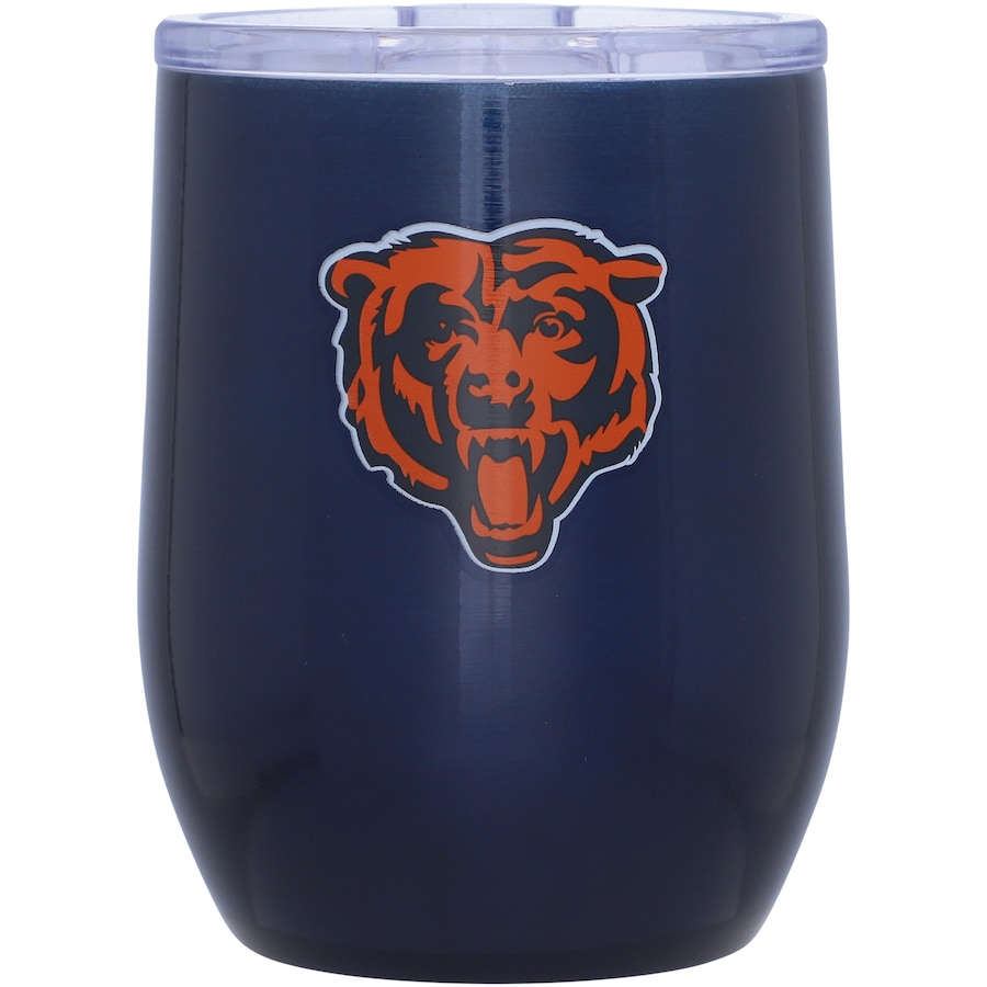 Chicago Bears Travel Tumbler 16oz Stainless Steel Curved
