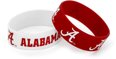 Alabama Crimson Tide Bracelets 2 Pack Wide