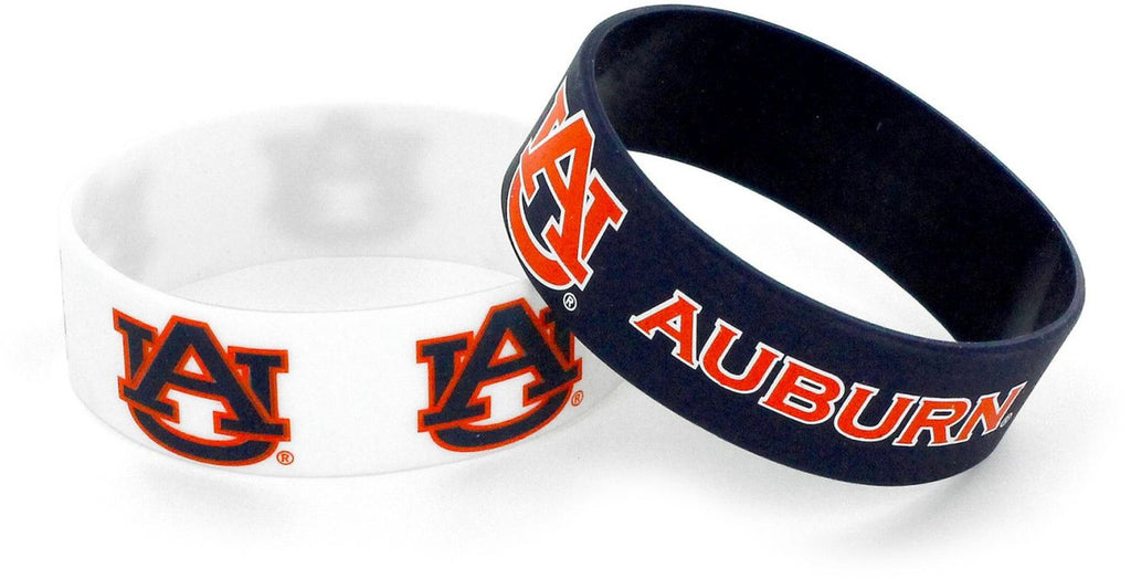 Auburn Tigers Bracelets 2 Pack Wide