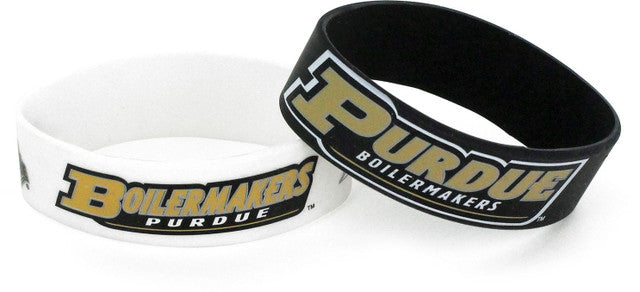 Purdue Boilermakers Bracelets 2 Pack Wide