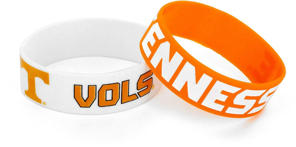 Tennessee Volunteers Bracelets 2 Pack Wide Special Order