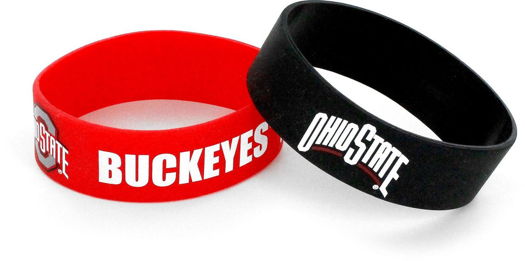 Ohio State Buckeyes Bracelets 2 Pack Wide