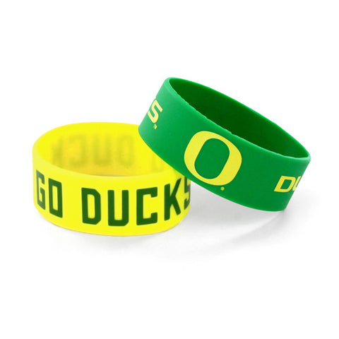 Oregon Ducks Bracelets 2 Pack Wide