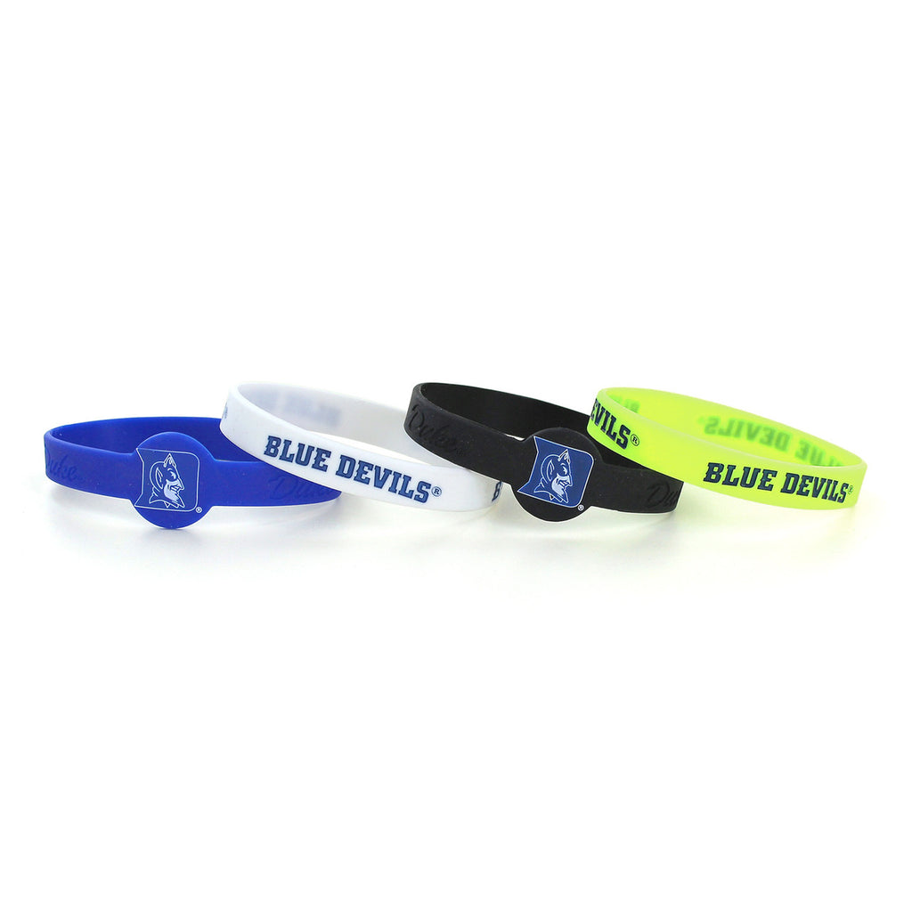 Duke Blue Devils Bracelets 4 Pack Silicone