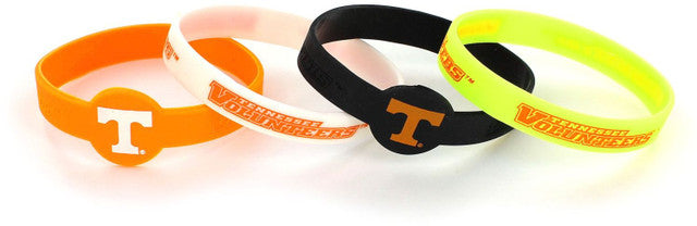 Tennessee Volunteers Bracelets 4 Pack Silicone