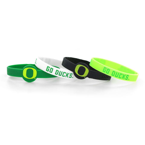 Oregon Ducks Bracelets 4 Pack Silicone
