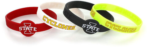 Iowa State Cyclones Bracelets 4 Pack Silicone