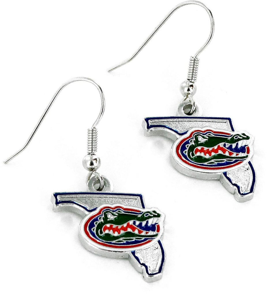 Florida Gators Earrings State Design