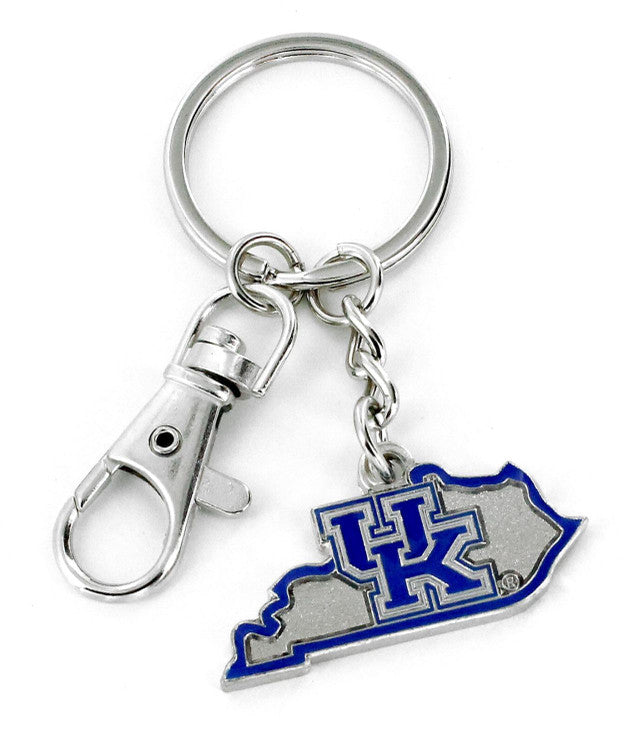 Kentucky Wildcats Keychain State Design