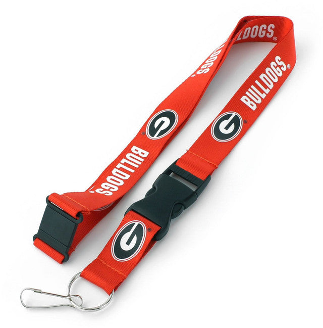 Georgia Bulldogs Lanyard Red