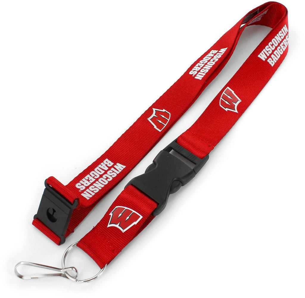 Wisconsin Badgers Lanyard Red Special Order