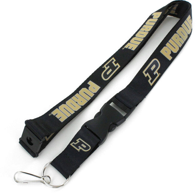 Purdue Boilermakers Lanyard Black