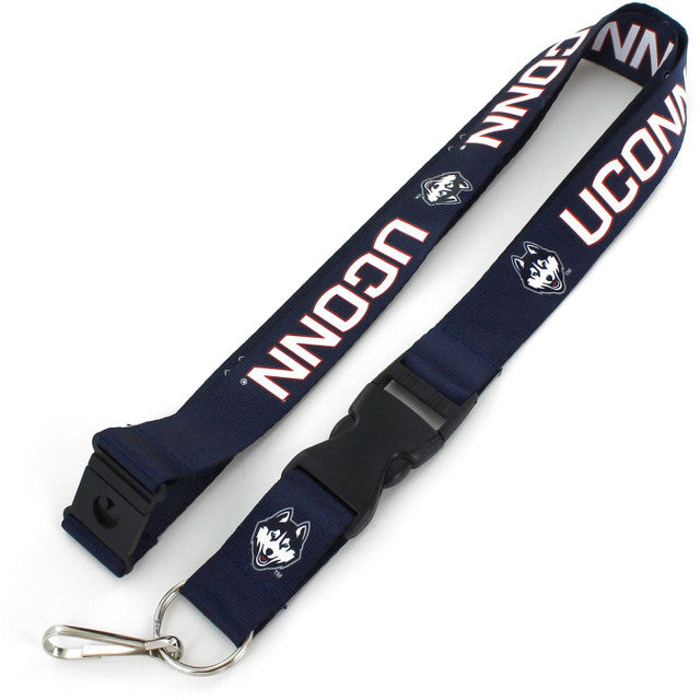 Connecticut Huskies Lanyard Blue Special Order