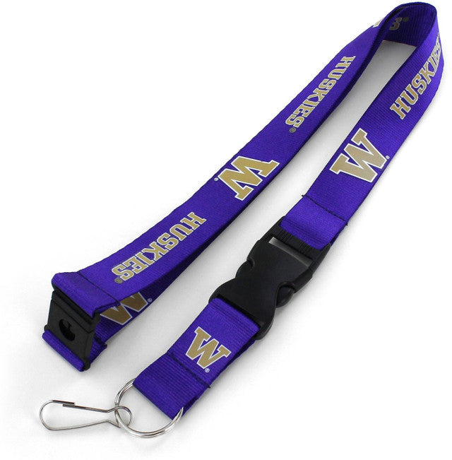 Washington Huskies Lanyard Purple
