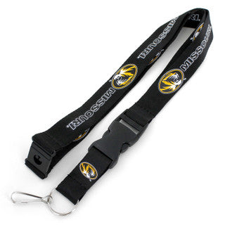 Missouri Tigers Lanyard Black