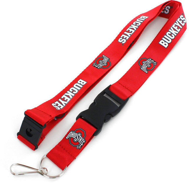 Ohio State Buckeyes Lanyard Red