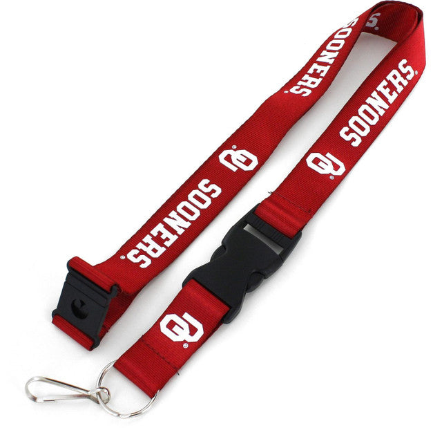 Oklahoma Sooners Lanyard Red