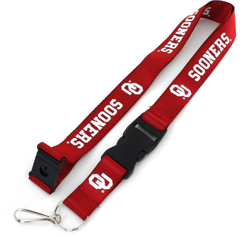 Oklahoma Sooners Lanyard Red